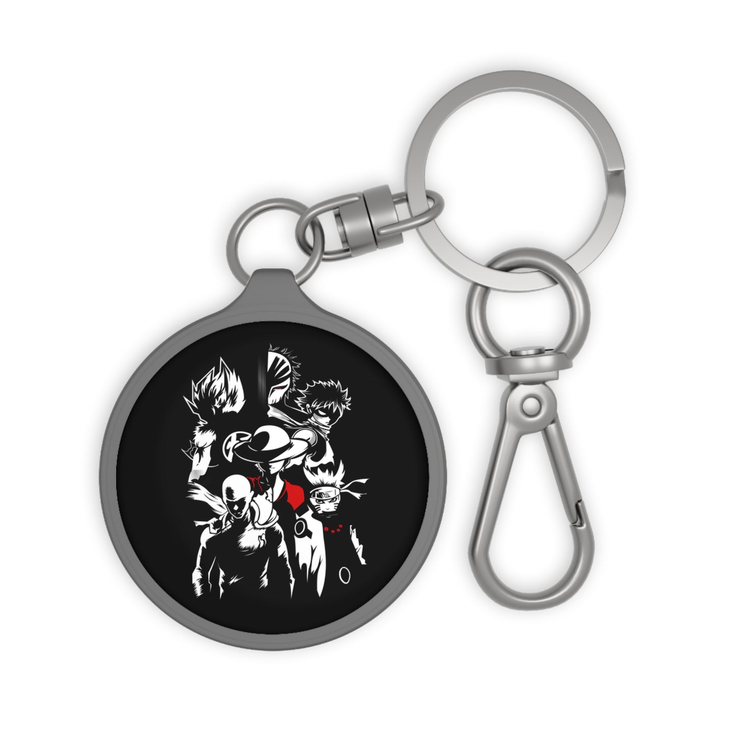 Anime Characters Keyring Tag - Perfect Gift for Fans & Collectors