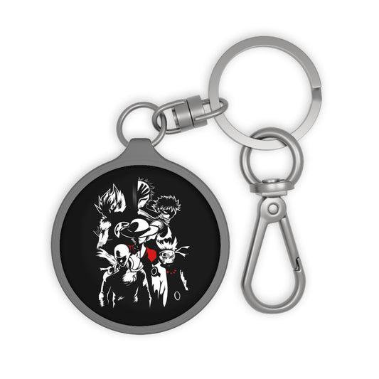 Anime Characters Keyring Tag - Perfect Gift for Fans & Collectors