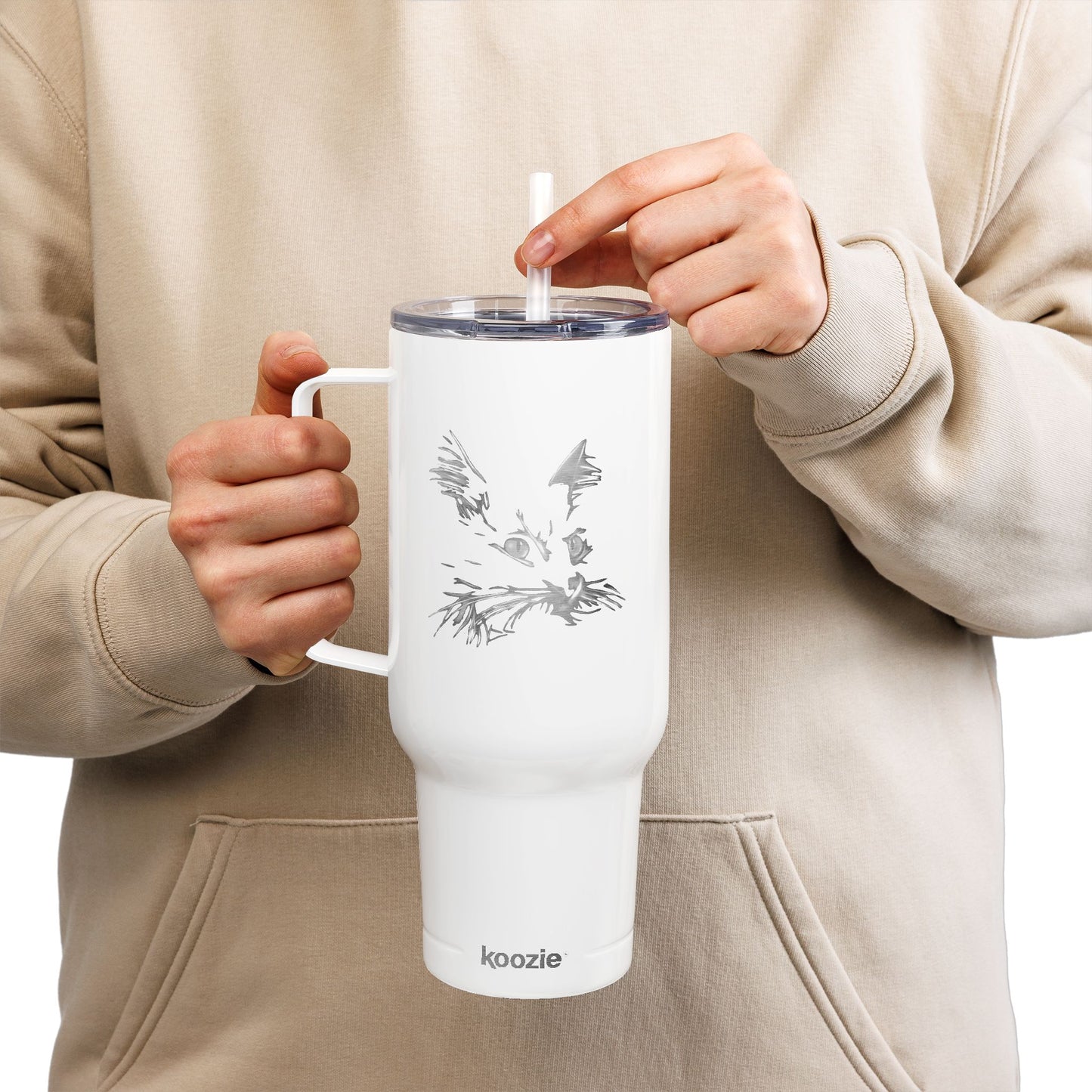 Engraved Design Cat Lover Insulated Tumbler - 40oz