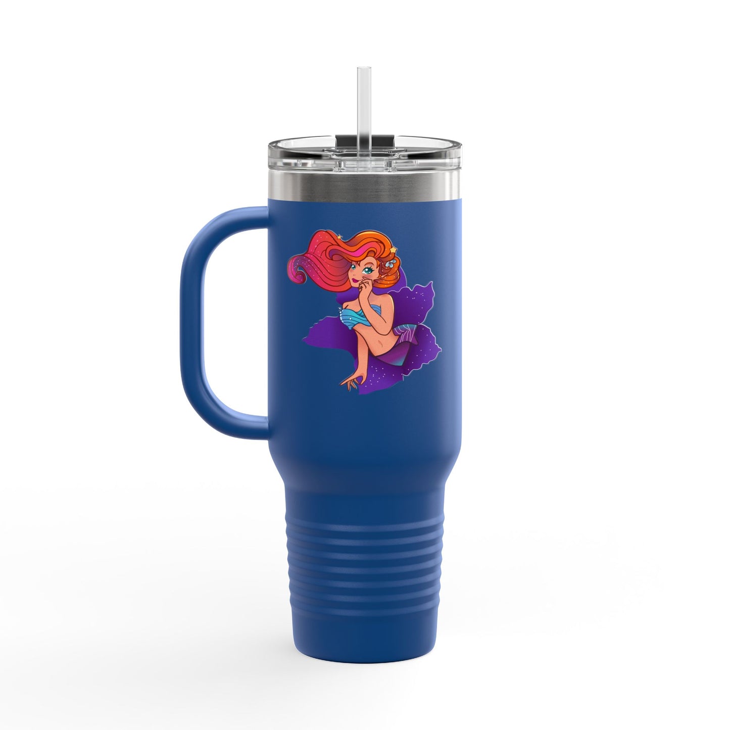 Colorful Insulated Travel Mug with Playful Design | 40oz