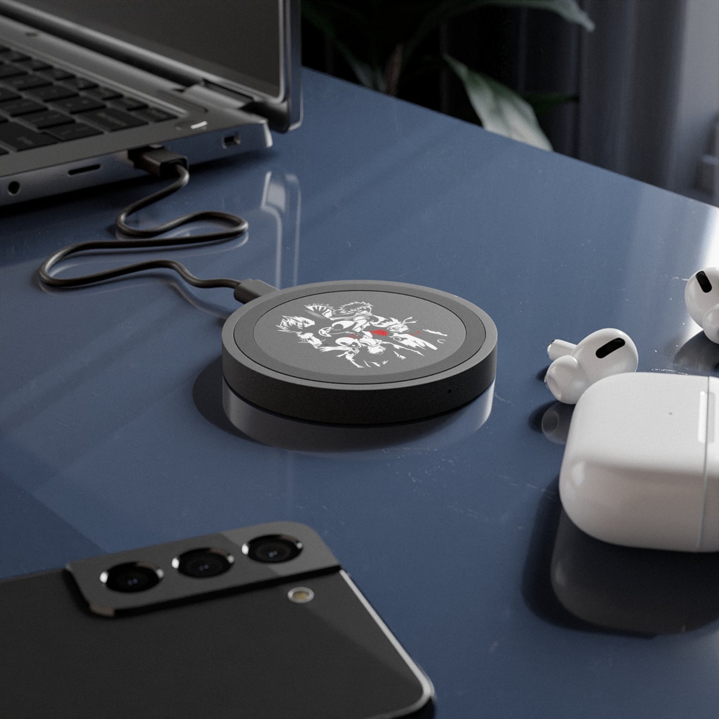 Anime-Inspired Wireless Charging Pad - Quake Design