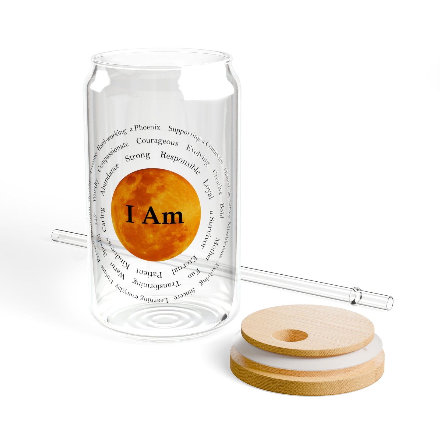 I'M Sipper Glass - 16oz Eco-Friendly Drinkware