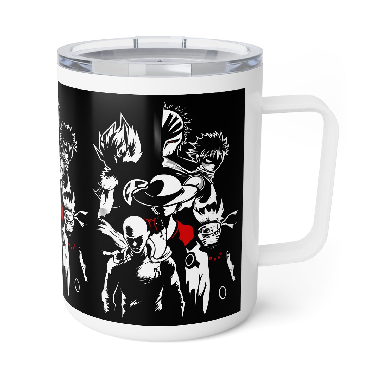Anime-Inspired Insulated Coffee Mug - 10oz Character Design