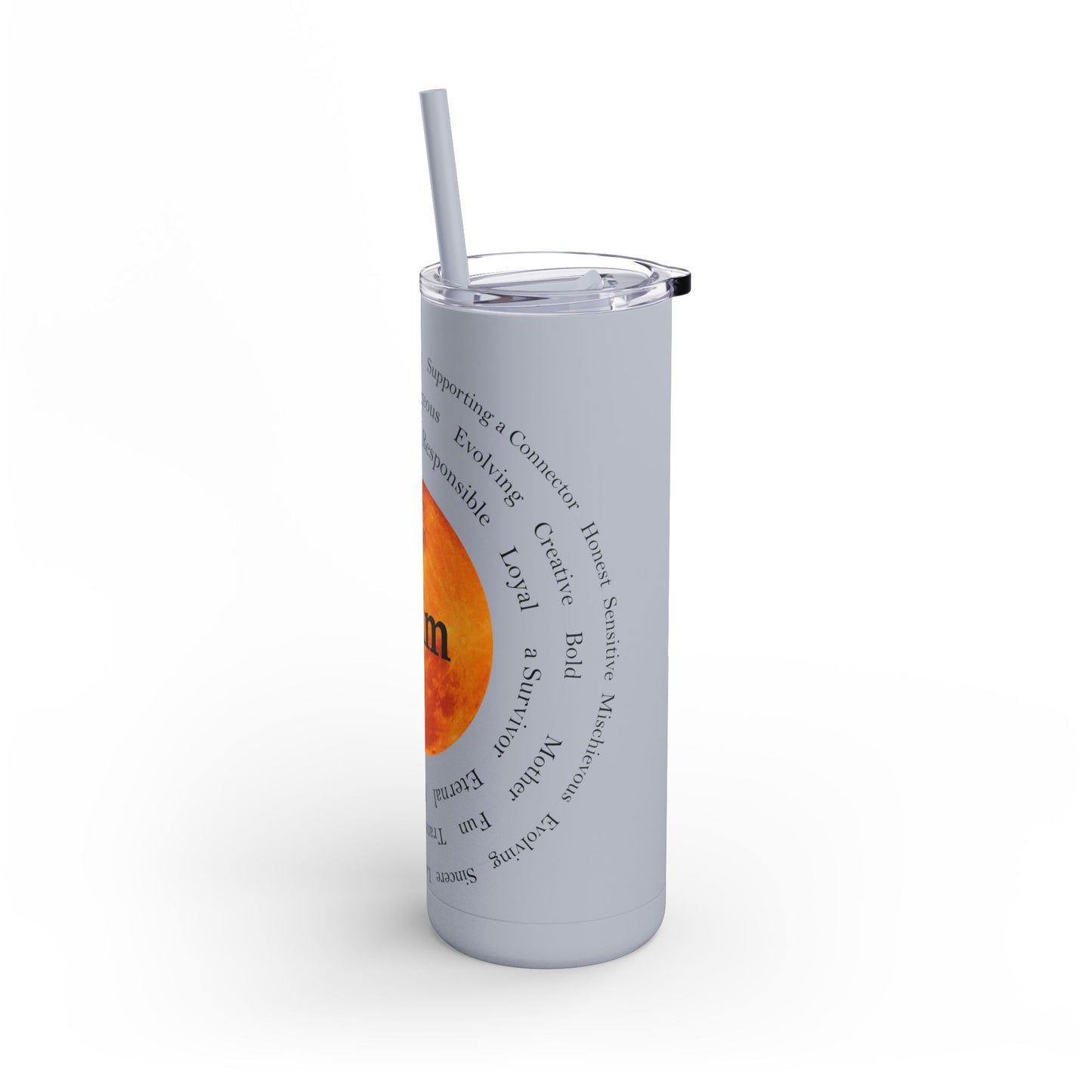 Empowering 20oz Matte Tumbler – "I Am" Inspirational Drinkware