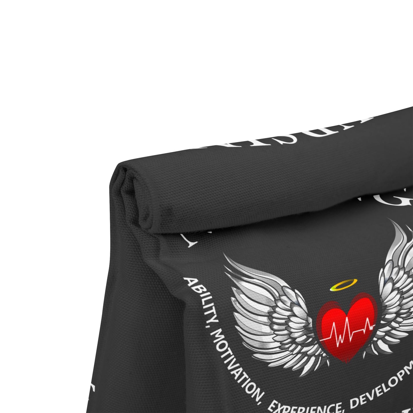 Nursing Lunch Bag - "Nursing is a Work of Heart" Insulated Tote for Healthcare Professionals