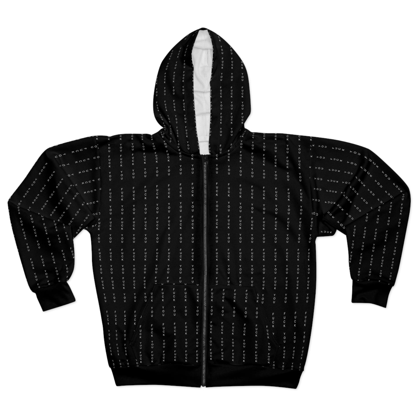 Stylish Unisex Zip Hoodie, Cozy Black Hoodie, Perfect for Casual Wear, Gift for Him & Her, Trendy Streetwear, Layering Essential