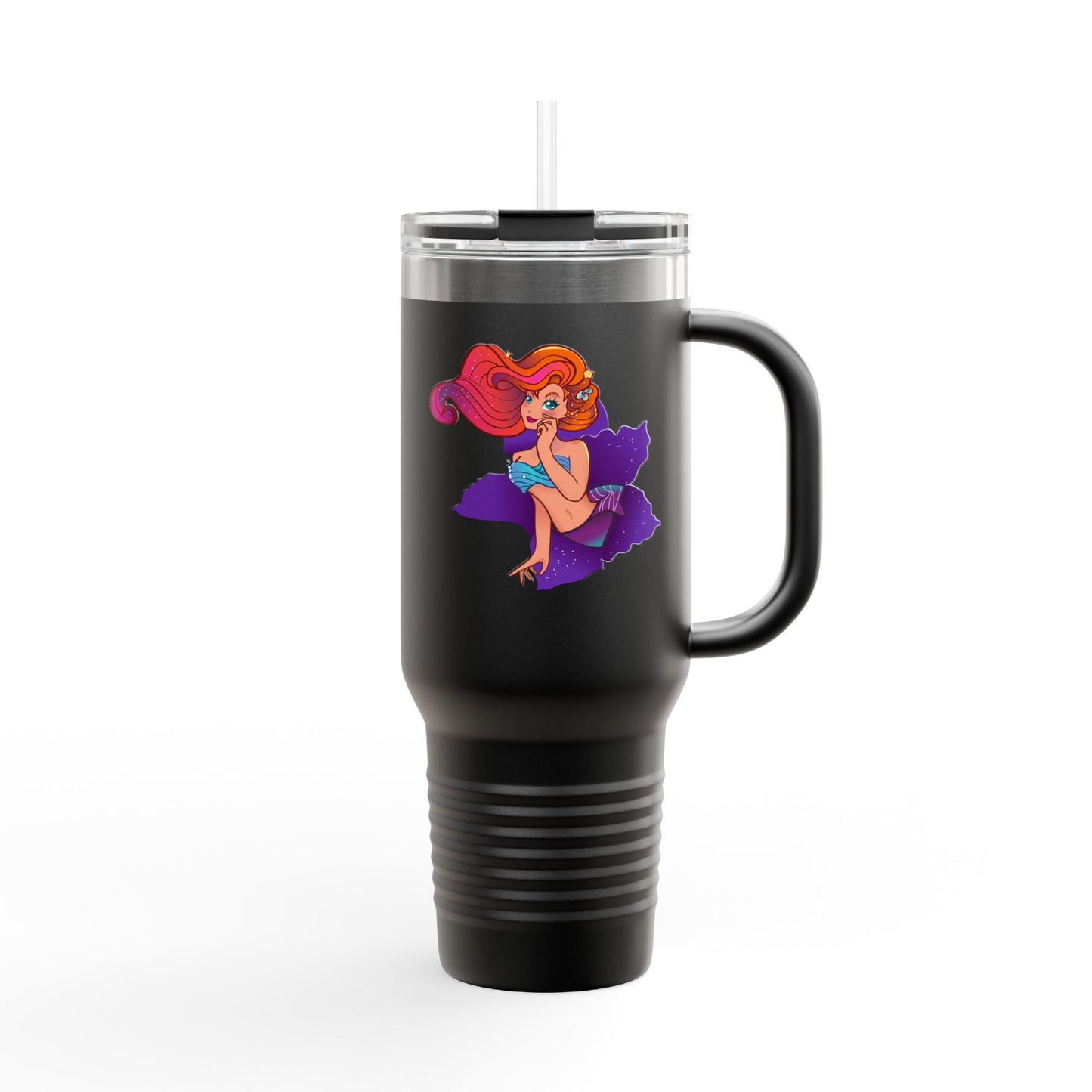 Colorful Insulated Travel Mug with Playful Design | 40oz