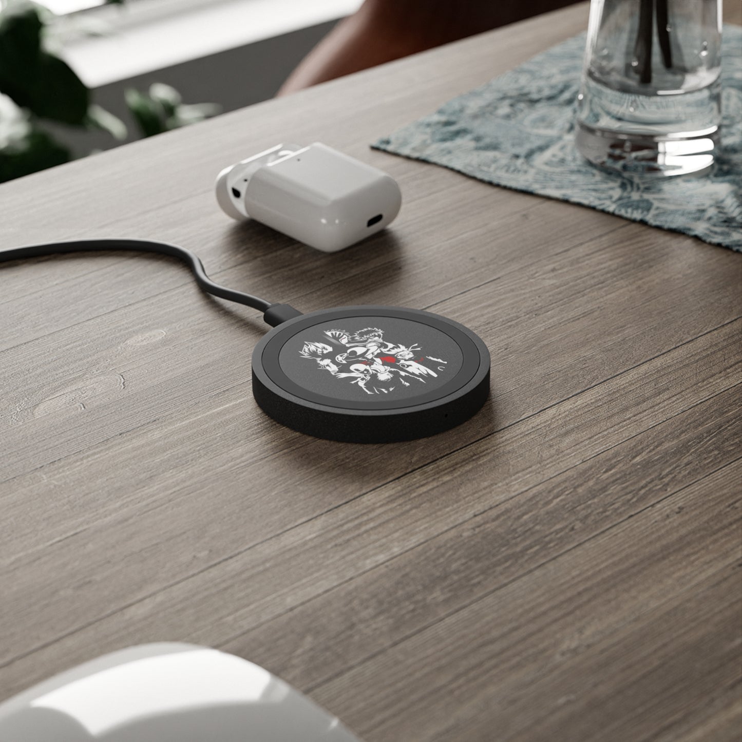 Anime-Inspired Wireless Charging Pad - Quake Design