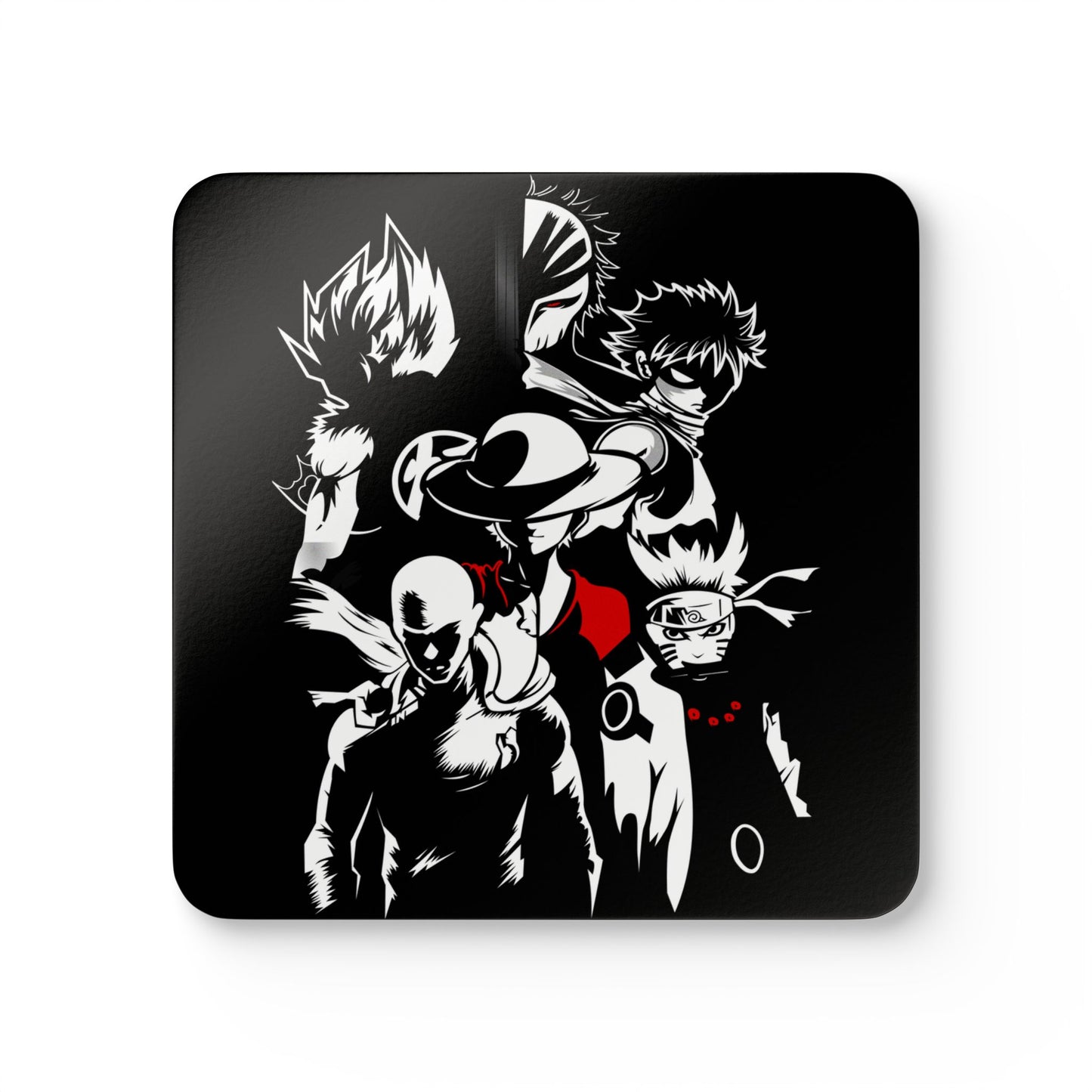 Anime Corkwood Coaster Set - Stylish Drink Protectors for Fans
