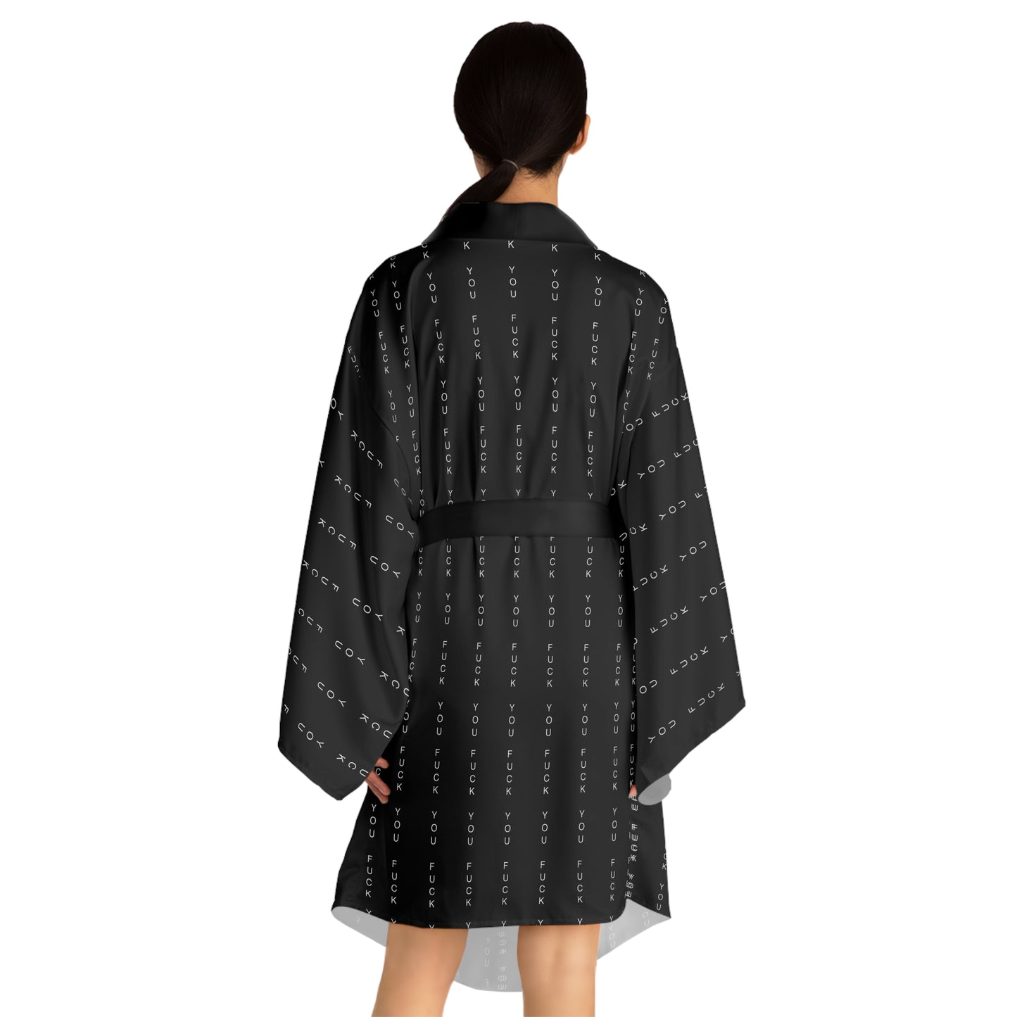 Chic Long Sleeve Kimono Robe - Stylish Comfort for Home and Relaxation