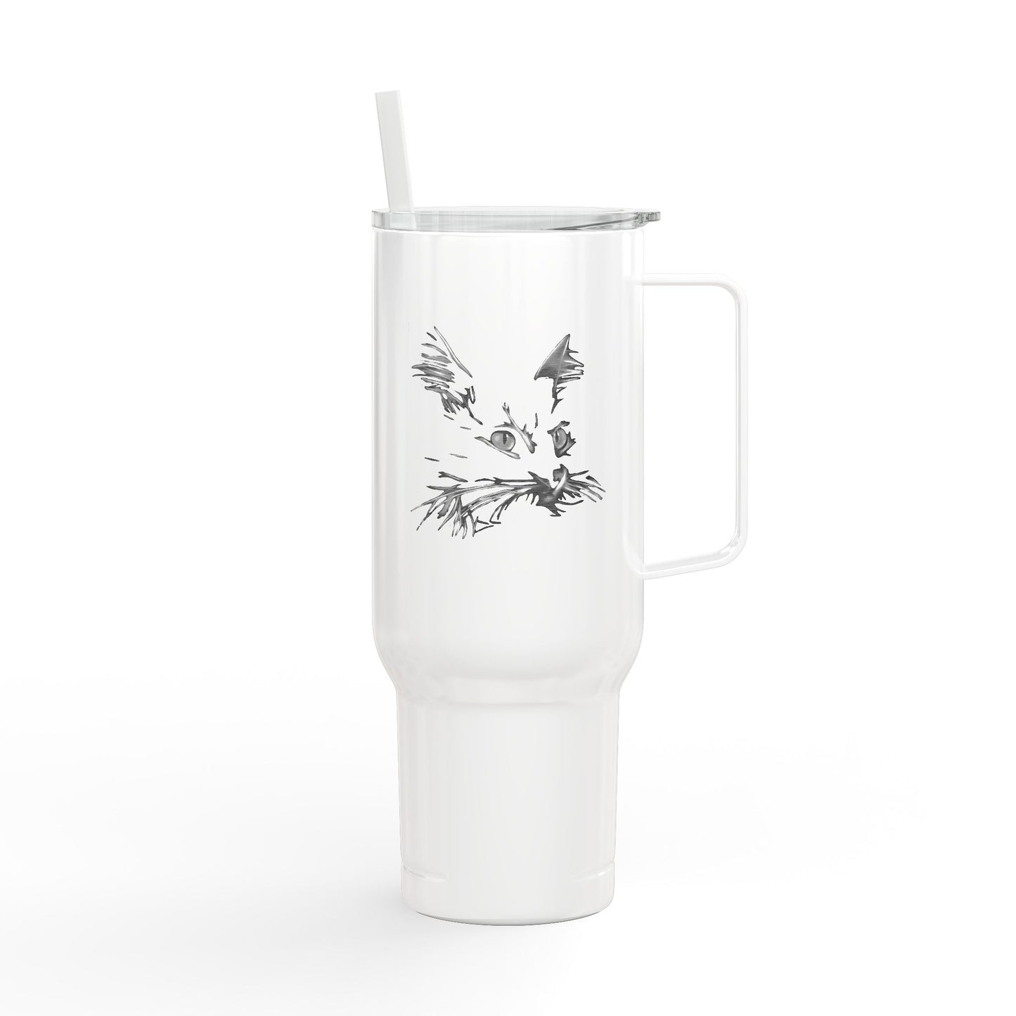 Engraved Design Cat Lover Insulated Tumbler - 40oz