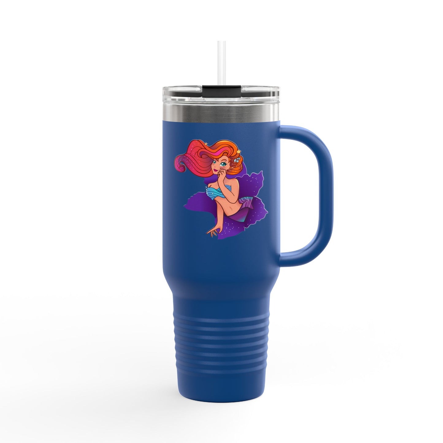 Colorful Insulated Travel Mug with Playful Design | 40oz