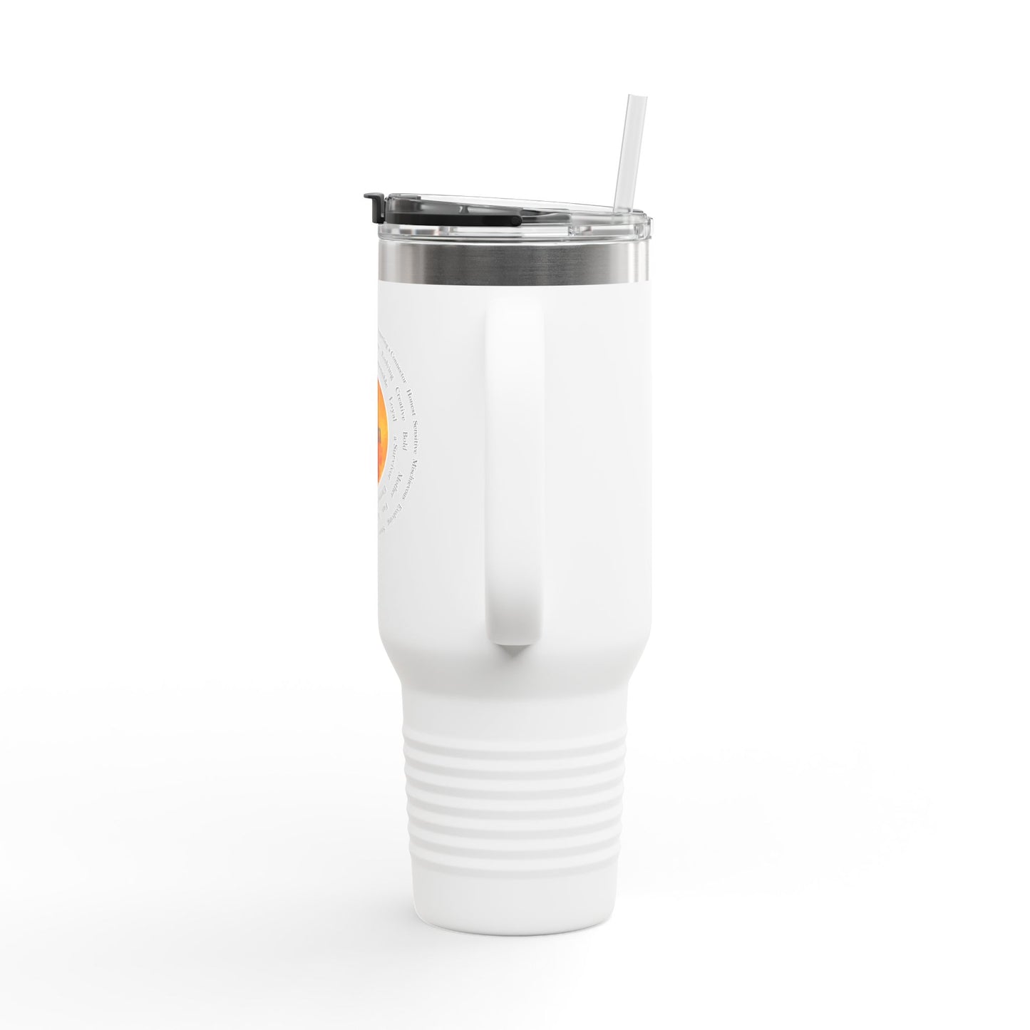 Inspirational Insulated Travel Mug - 40oz with Motivational 'I Am' Design