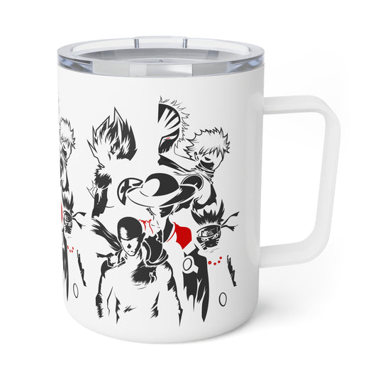 Anime-Inspired Insulated Coffee Mug - 10oz Character Design