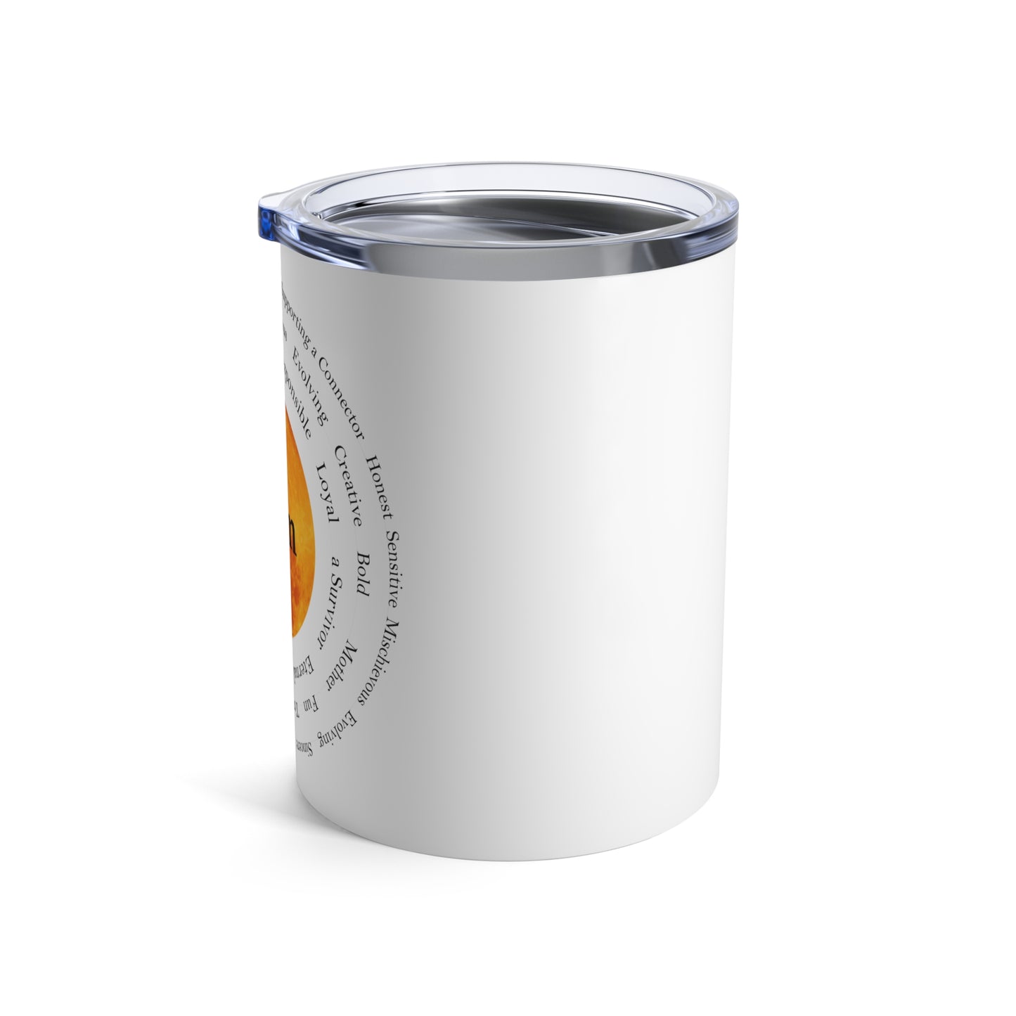 Inspirational 10oz Tumbler - 'I Am' Motivational Drinkware for Self-Reflection and Empowerment