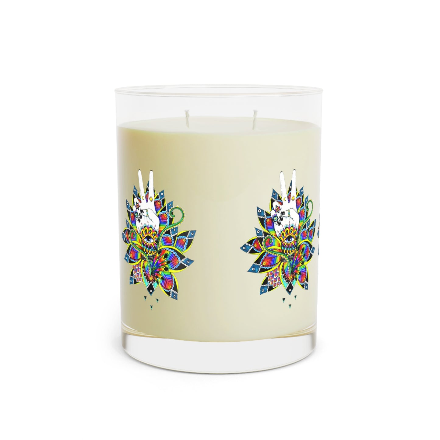 Bohemian Peace Scented Candle - Full Glass, 11oz