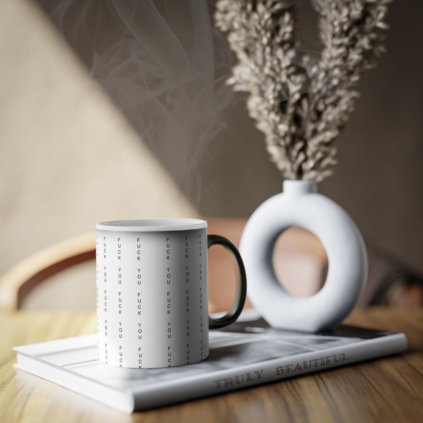 Sassy Magic Mug - 11oz "F*** You" Design - Perfect Gift for Friends & Humor Lovers