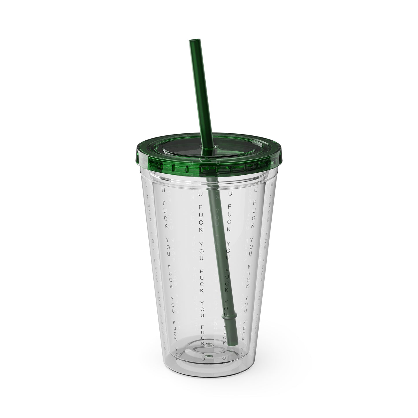 Funny Insult Tumbler with Straw - 16oz Reusable Travel Cup