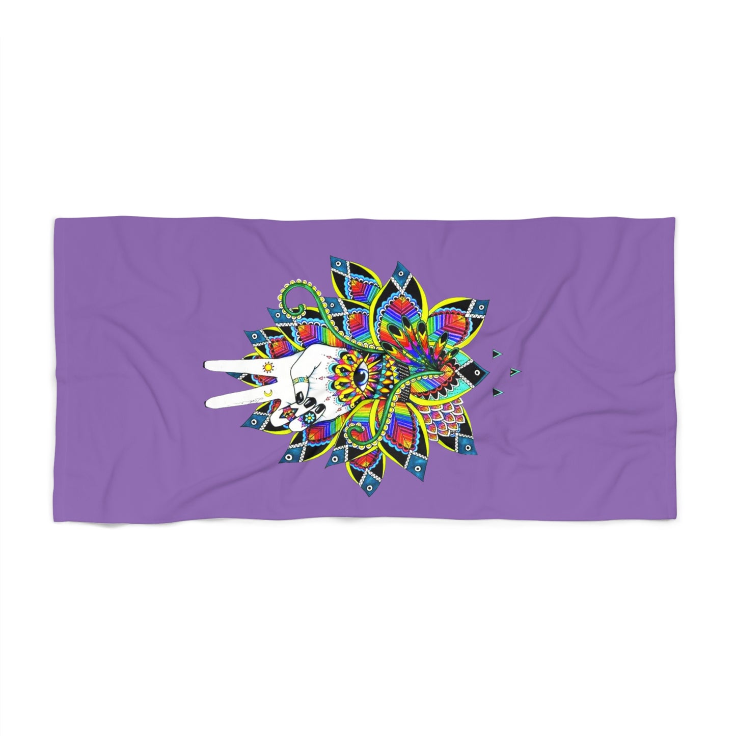 Vibrant Mandala Beach Towel - Perfect for Summer Relaxation