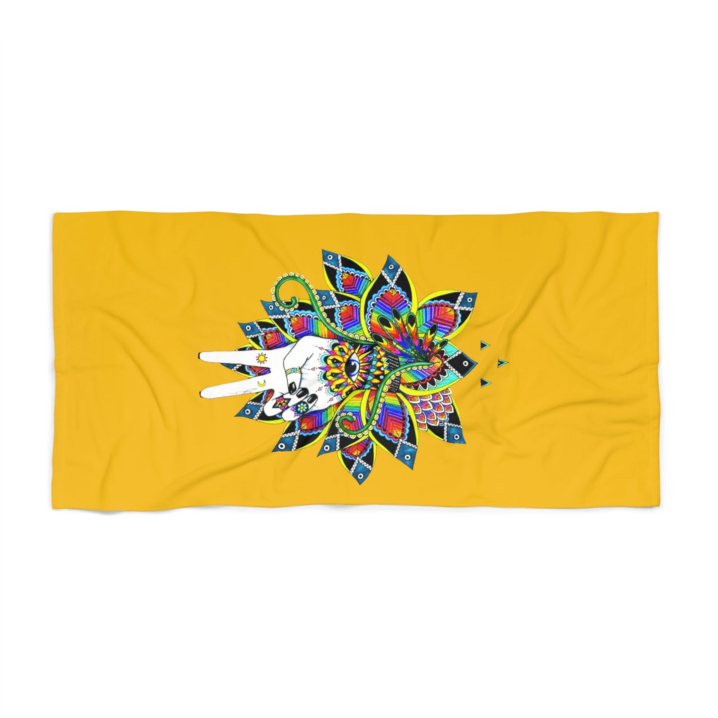 Vibrant Mandala Beach Towel - Perfect for Summer Relaxation