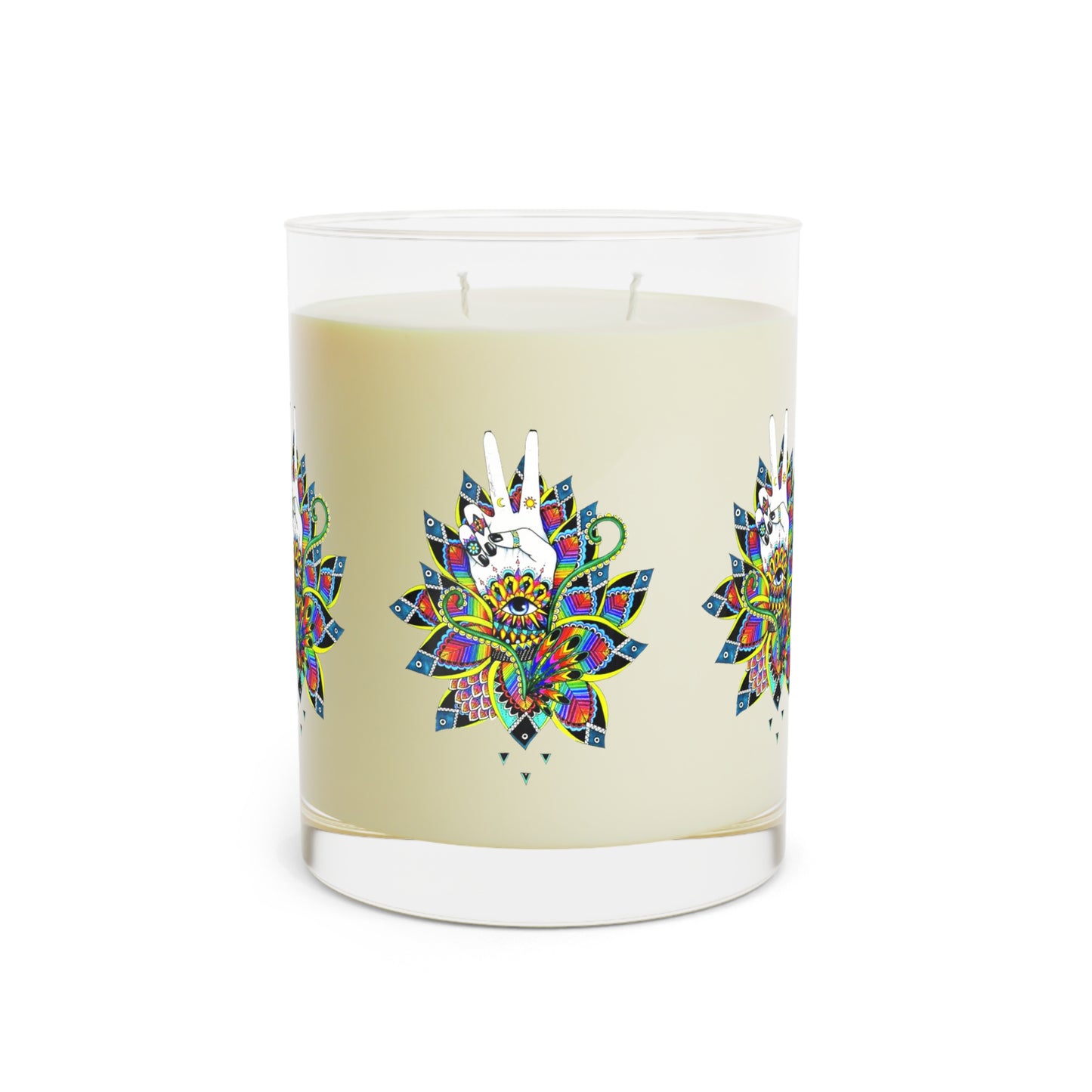 Bohemian Peace Scented Candle - Full Glass, 11oz